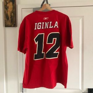 Calgary flames Jarome Iginla #12 fan shirt
